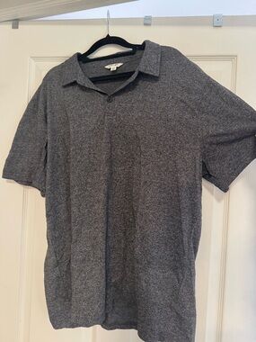 Men's Heather Gray Short Sleeve Polo - Comfort Stretch